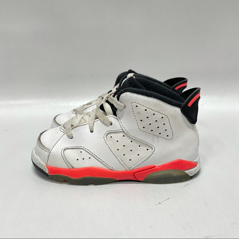 Nike Air Jordan White Cement Shoes 384667-123 Toddlers Size 8c